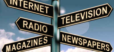 News Media: radio stations, tv networks, newspapers, magazines, and other news sources